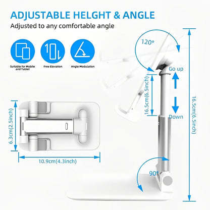 Foldable & Adjustable Mobile Phone And Tablet Stand
